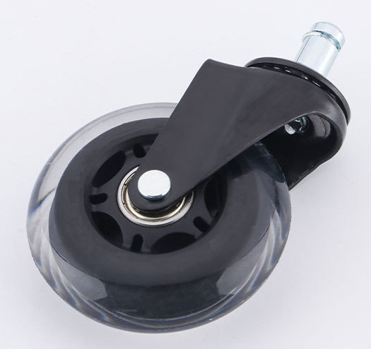 3 inch Plunger casters Swivel Lifting Retractable Casters Wheels Colorful plunger universal transparent wheel