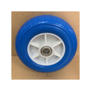 10 inch 260x85 blue polyurethane foam tires for garden carts