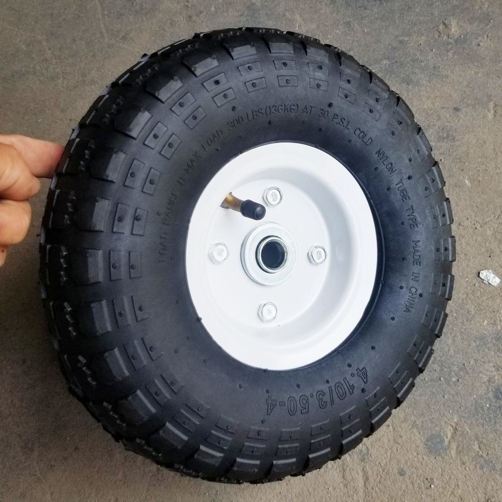 STOCK ON SALE pneumatic air wheel 10 inch with high quality tire