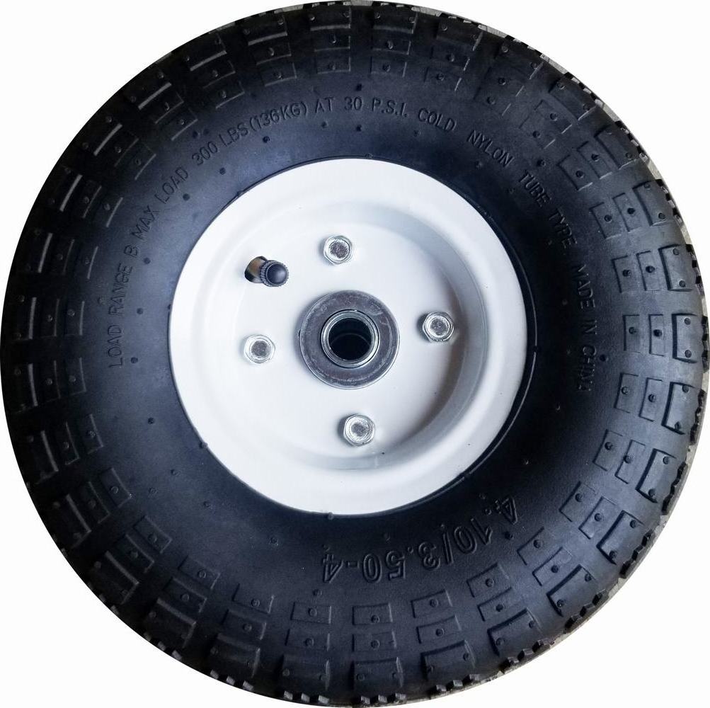 STOCK ON SALE pneumatic air wheel 10 inch with high quality tire