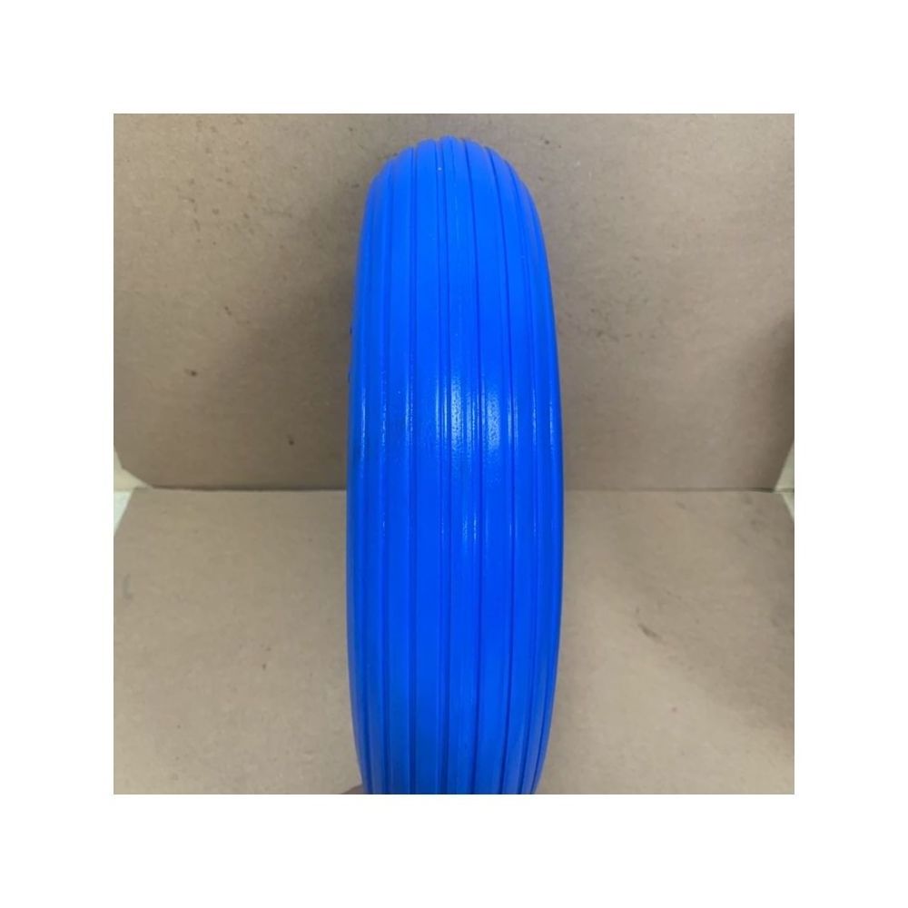 China factory direct sale blue unicycle tire 3.50-8 PU foam free wheel