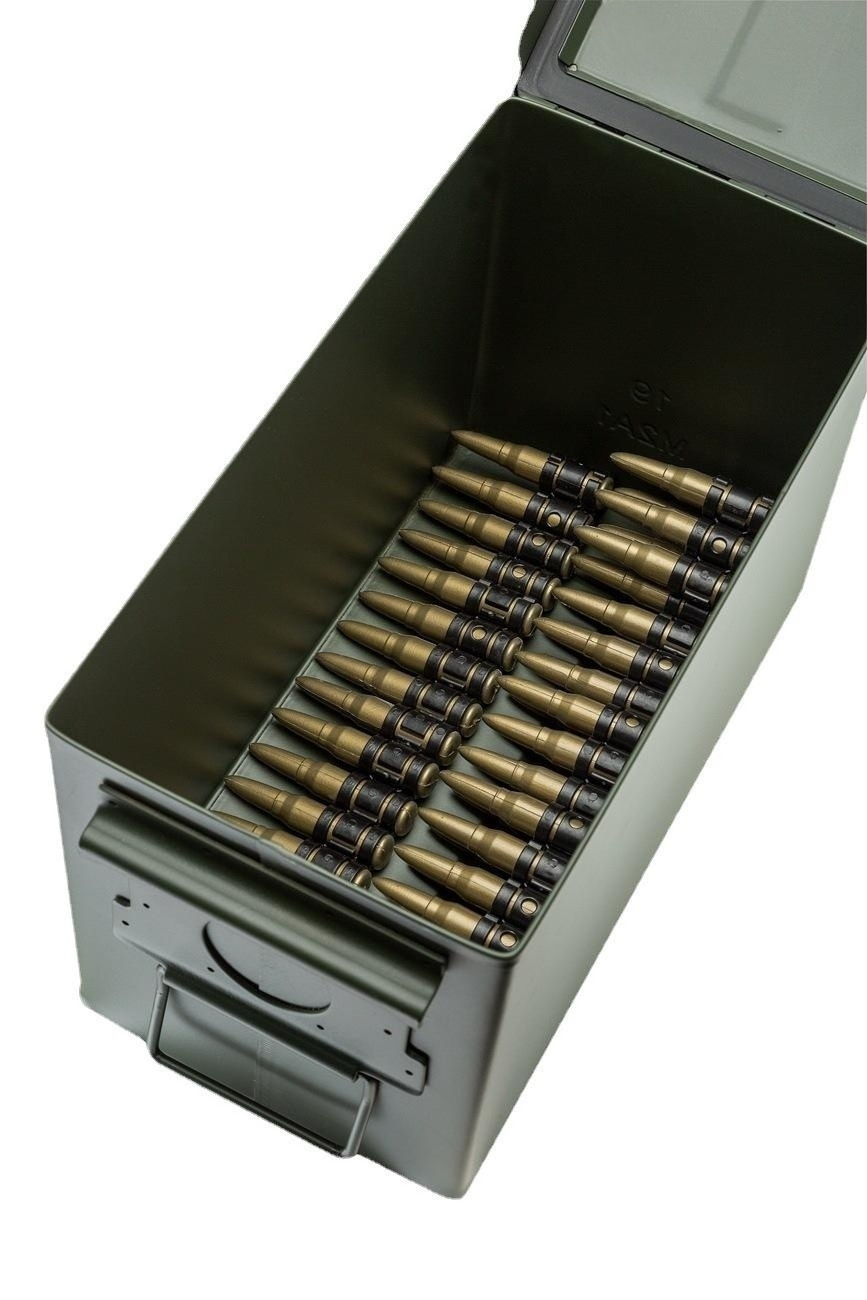 Factory Price Custom 9mm Ammo Box M2A2 50cal Size 5.56 Or 9mm USGI Steel Waterproof Ammo Can For Ammo Packing