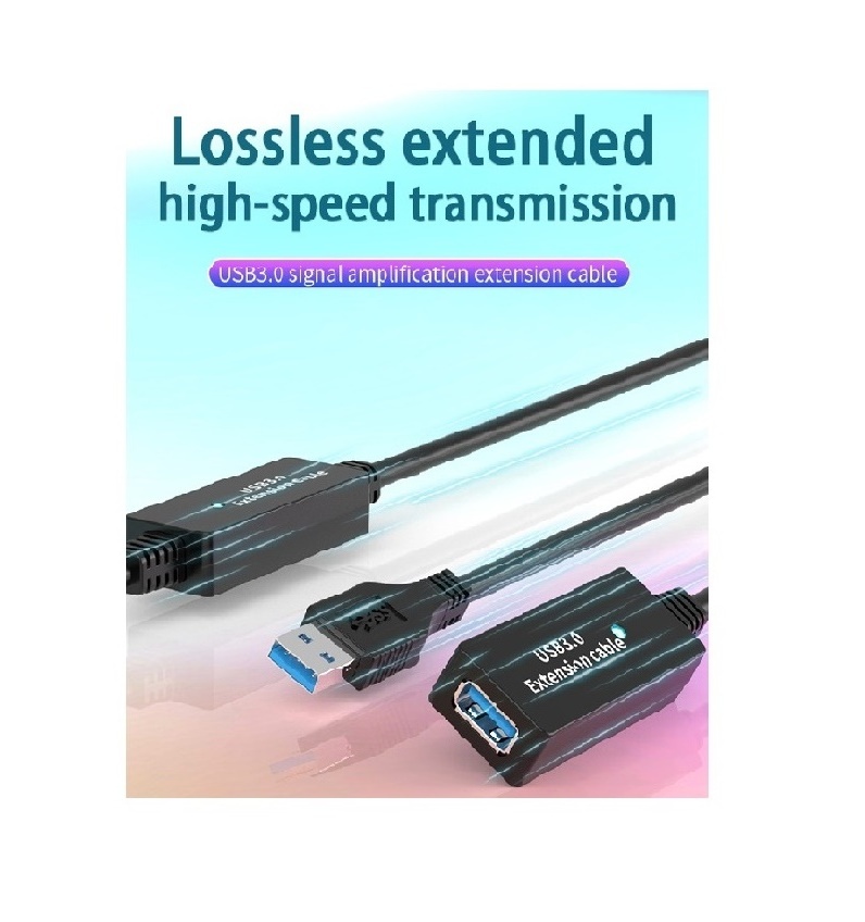 Hot Selling High Quality Long Black Advanced Active Usb 3.0 Cable Male And Female Extension Cable Manufacturer