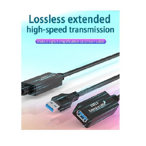 Hot Selling High Quality Long Black Advanced Active Usb 3.0 Cable Male And Female Extension Cable Manufacturer