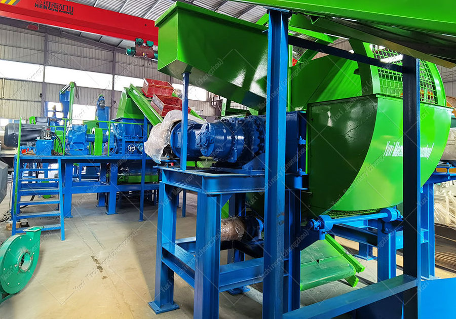 Highly Profitable Waste Truck Tyre Shredder Rubber Crumb Shredding Machine