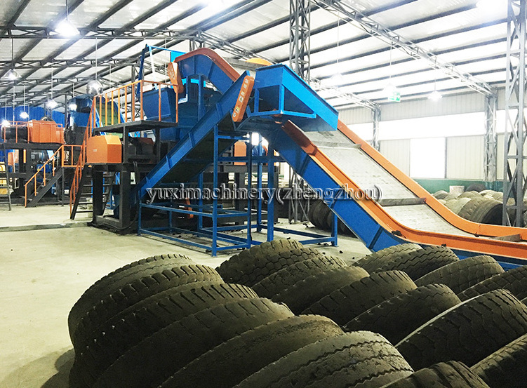 Factory Price Crumb Rubber Recycle Manufacturing Machine Waste Tire Recycling Plant In Turkey