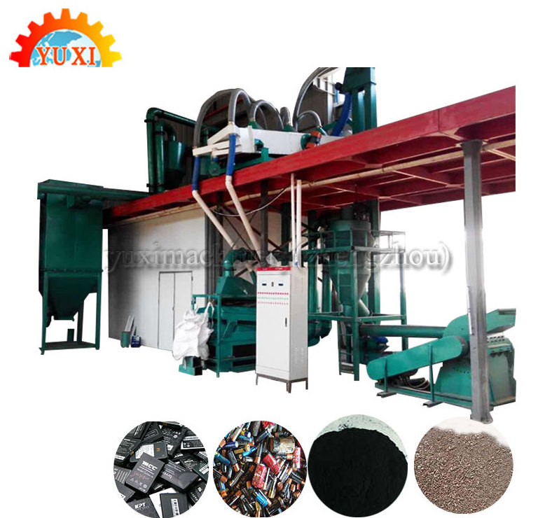 Lithium Battery Recycling Machines Lead Lithium Battery E Waste Recycling Machine