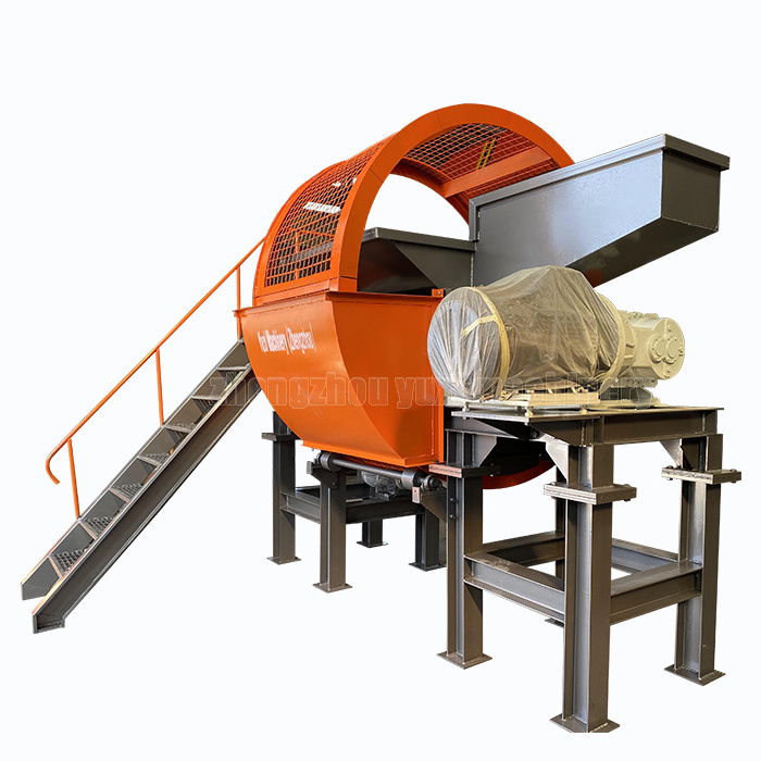 High Quality Rubber Crumb Tire Shredders Equipment Scrap Tire Recycle Shredding Crusher Machine