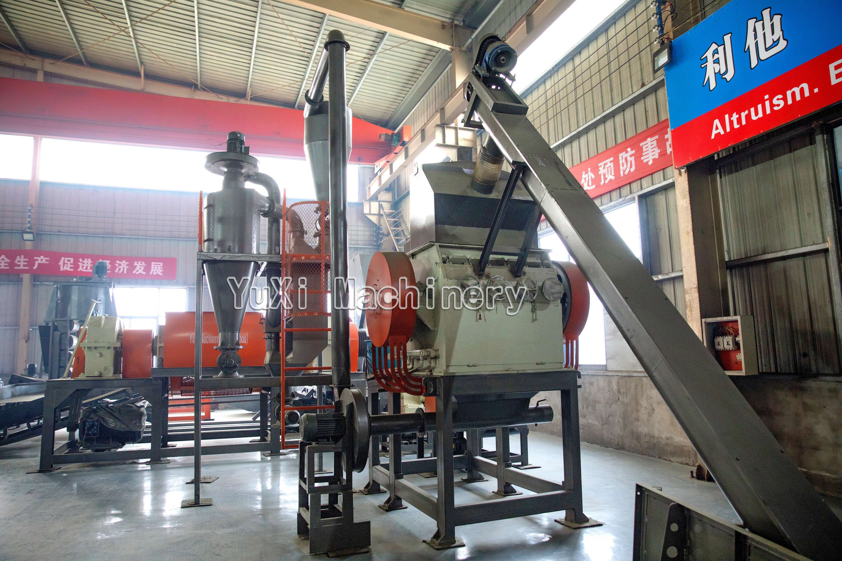 Waste Tyre Rasper Tire Recycling Machine To Make Rubber Powder Price