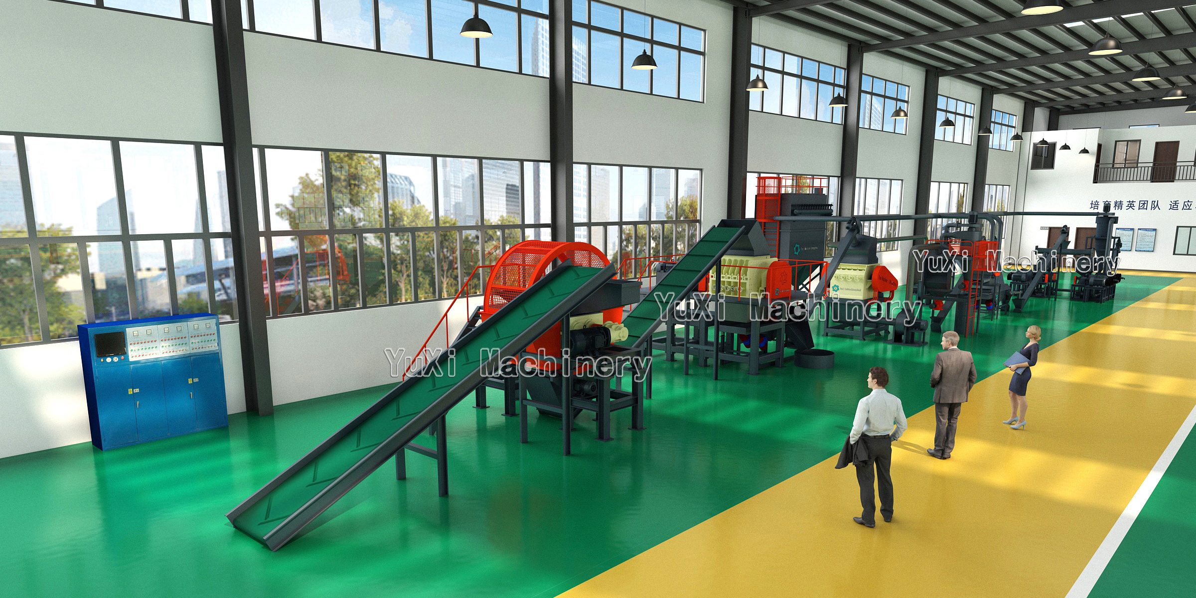 CE Certification Used Tyre Recycling Plant Cost Tire Recycling Machine To Make Rubber Powder Price