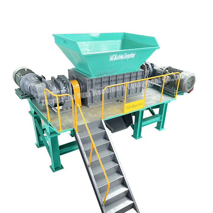 Waste Pe Hdpe Pipe Shredder Machine Deskdop Double Shaft Plastic Abs Plastic Shredder