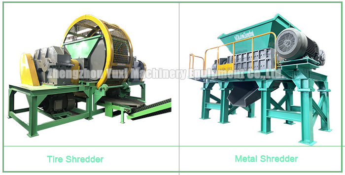 1200mm Long Service Life Waste Tyre Crusher Cutting Machine Used Tire Shredder Machine For Sale