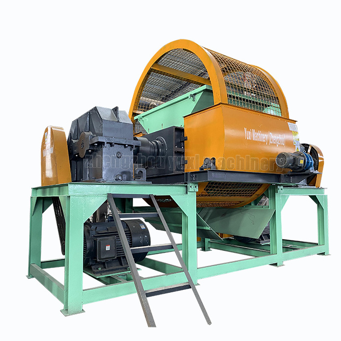 1200mm Long Service Life Waste Tyre Crusher Cutting Machine Used Tire Shredder Machine For Sale