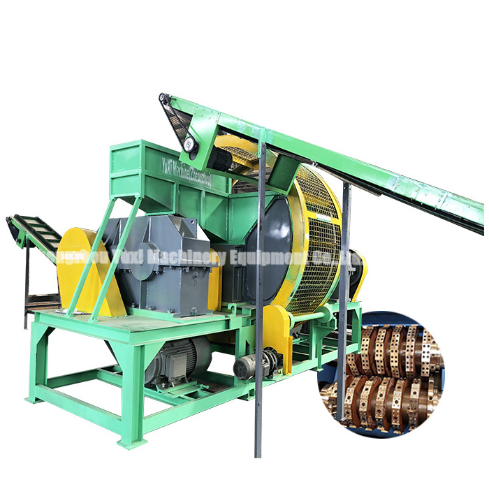 1200mm Long Service Life Waste Tyre Crusher Cutting Machine Used Tire Shredder Machine For Sale