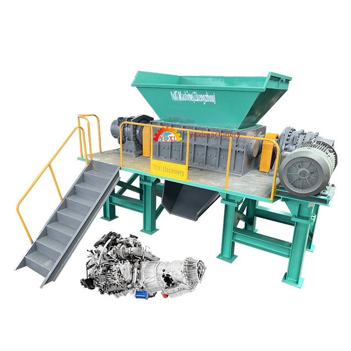 Garbage Shredder Machine Municipal MSW Waste Recycling Production Line Solid Waste Shredder