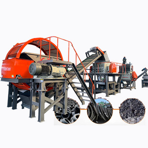 Factory Price Complete Used Tire Shredder Production Line Waste Tire Recycling Machines In Germany