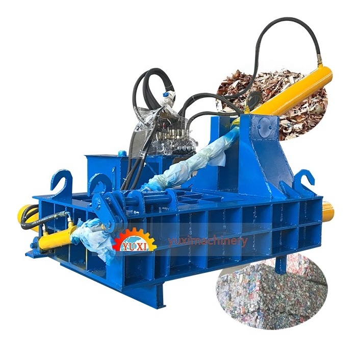 Waste Iron Steel Scrap Metal Baler Pressing Compress Machine Copper Wire Baling Machine