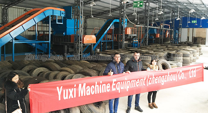 Good Price Tyre Shredders Waste Tire Recycling Machine Manufacturing Equipment Rubber Recycling Machine For Old Tires