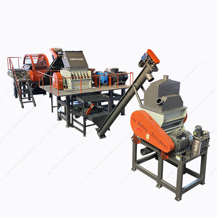 Good Price Tyre Shredders Waste Tire Recycling Machine Manufacturing Equipment Rubber Recycling Machine For Old Tires