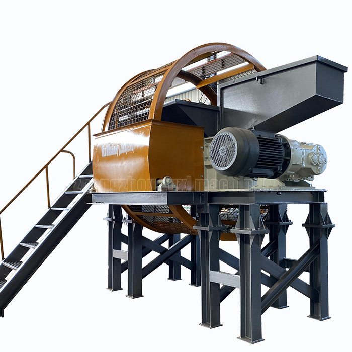 Mini Tire Shredder Recycling Line Scrap Tires Recycling Plant Equipment Tire Shredder Machine