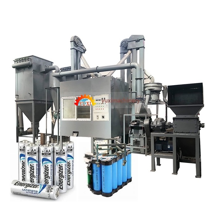 300 KG/H Scrap Recycling Battery Machine Lithium Battery Recycling Machine