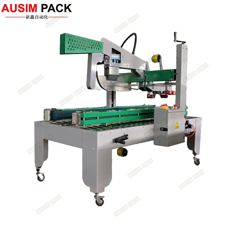 Semi-Automatic Simple Maintenance Energy-Saving Efficient Folding Carton Sealing Machine Waterproof Tape Sealing Packaging