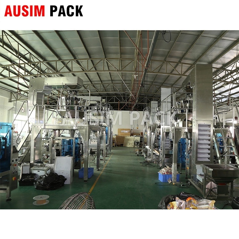 500g Automatic Large Food Pouch Packing Sugar Rice Small Granule Multi-function Packaging Machine Fully Rice Bag Sealing Machine