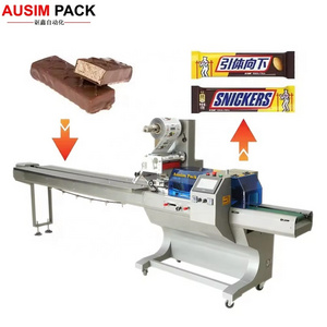 Soap Packing Machine Chocolate Bar Bread Packaging Machine Automatic Flow Pack Horizontal Wrapping Machine Tissue Paper 350 Mm