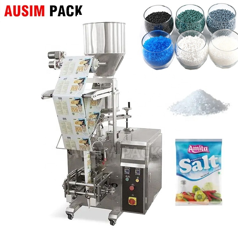 500g Automatic Large Food Pouch Packing Sugar Rice Small Granule Multi-function Packaging Machine Fully Rice Bag Sealing Machine