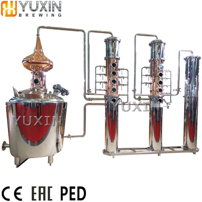 alcohol distillation unit pot still distillery equipment