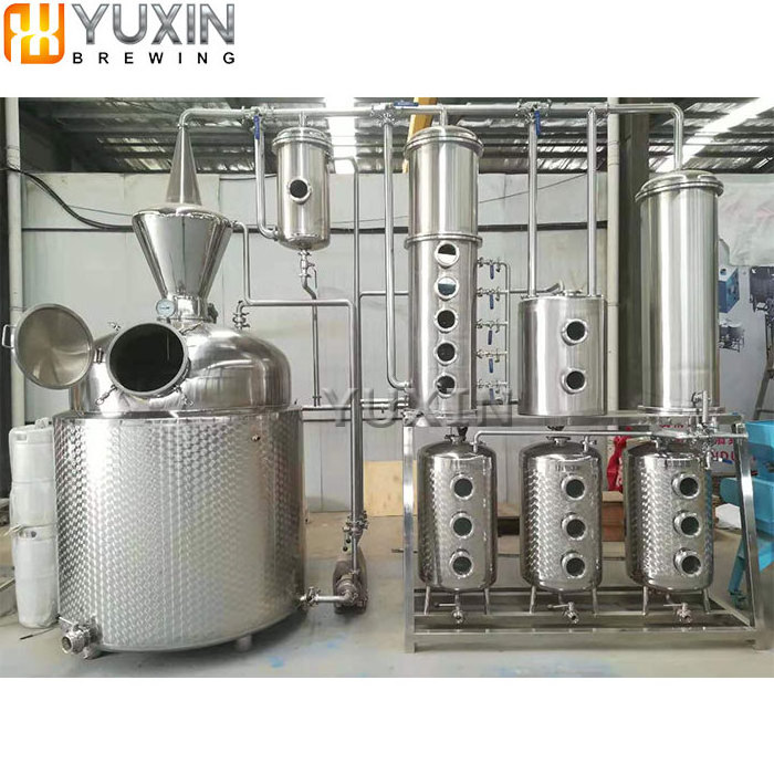 alcohol distillation unit pot still distillery equipment