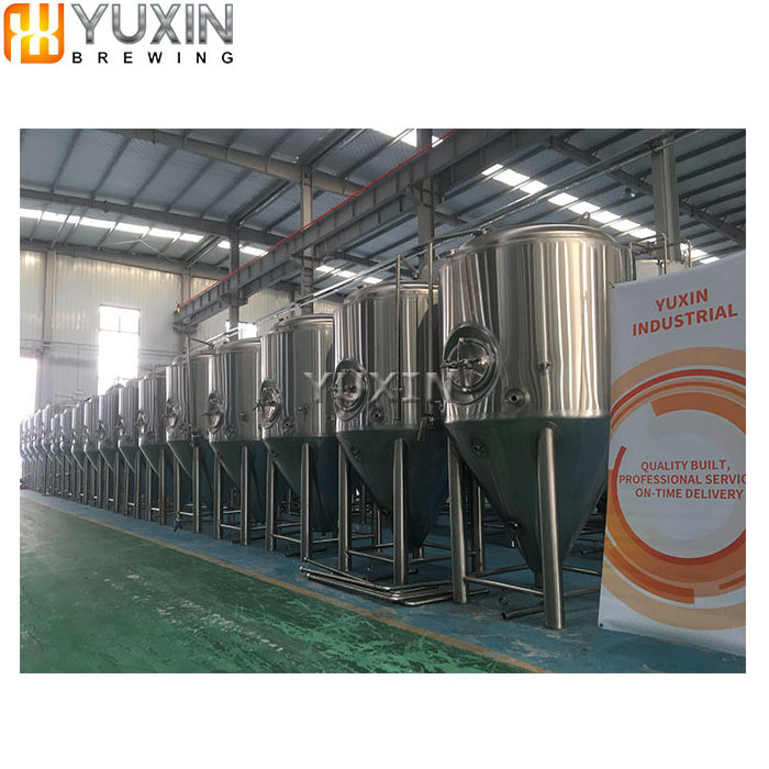 1000l stainless steel beer brewing equipment conical fermentation tank beer fermenter