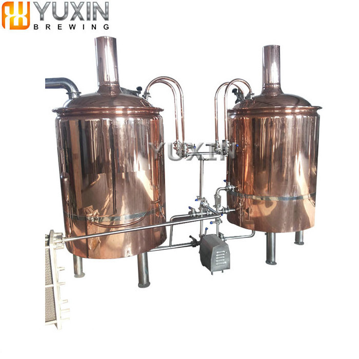 commercial small red copper tank used beer brewery equipment for sale