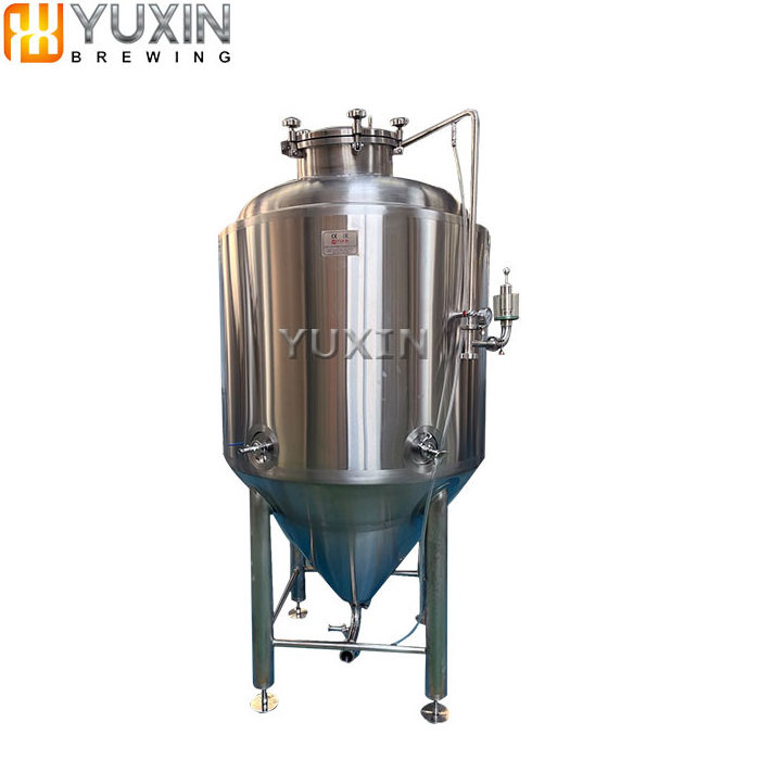 1000l stainless steel beer brewing equipment conical fermentation tank beer fermenter