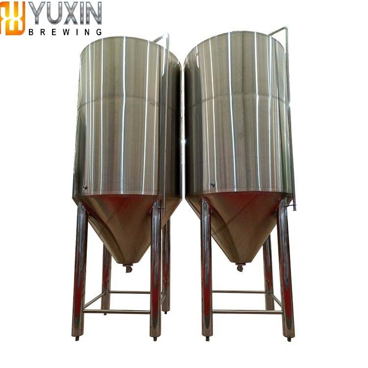 1000l stainless steel beer brewing equipment conical fermentation tank beer fermenter