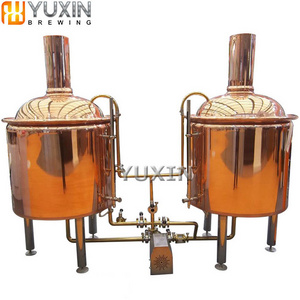 commercial small red copper tank used beer brewery equipment for sale