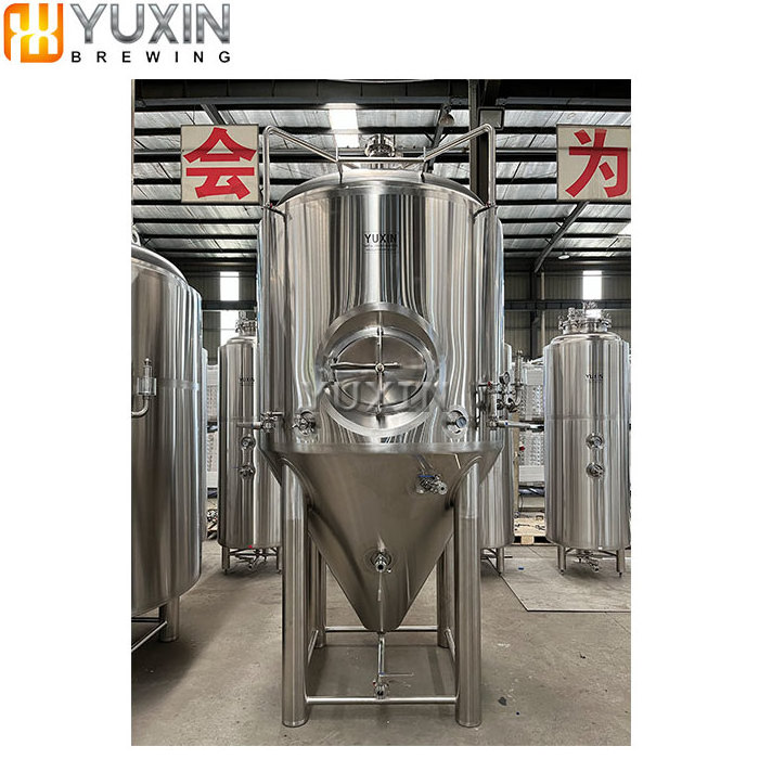 1000l stainless steel beer brewing equipment conical fermentation tank beer fermenter