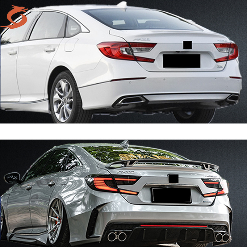 Suitable for Honda Accord front bumper rear bumper surround ten generation half modified bumper exhaust tailthroat