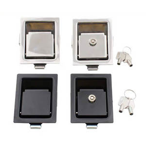 Stainless Steel Telecom Cabinet Paddle Lock Canopy Panel Board Mechanical Latch