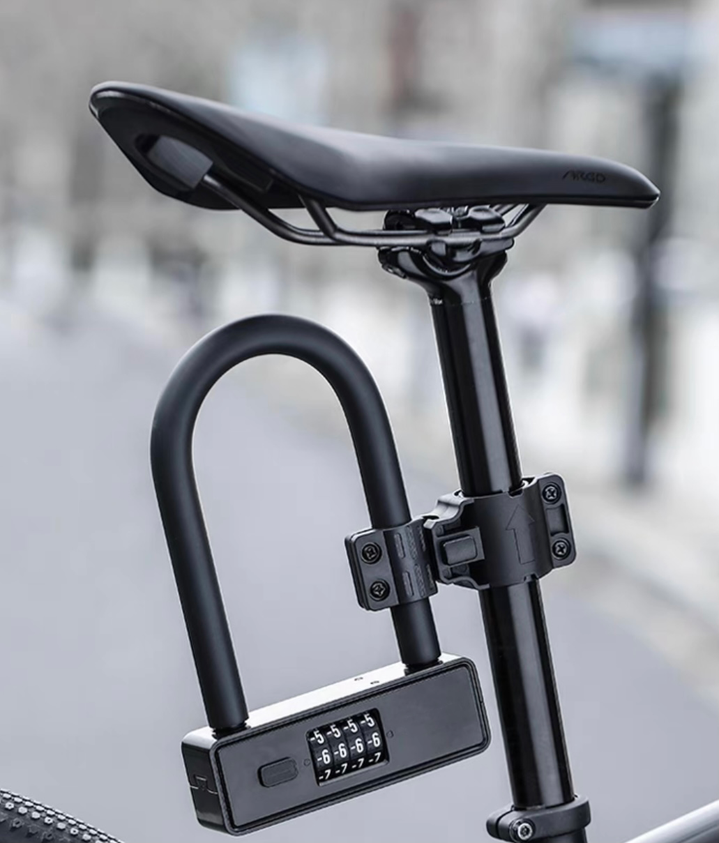 Robust Anti-Theft Bicycle U Shape Lock E-Bike 4 Digit Combination Lock