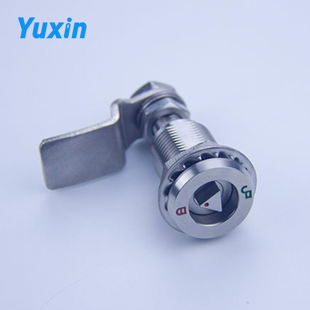 304 Stainless Steel Adjustable Grip Range Compression Lock Latch Triangle Cylinder Cam Lock