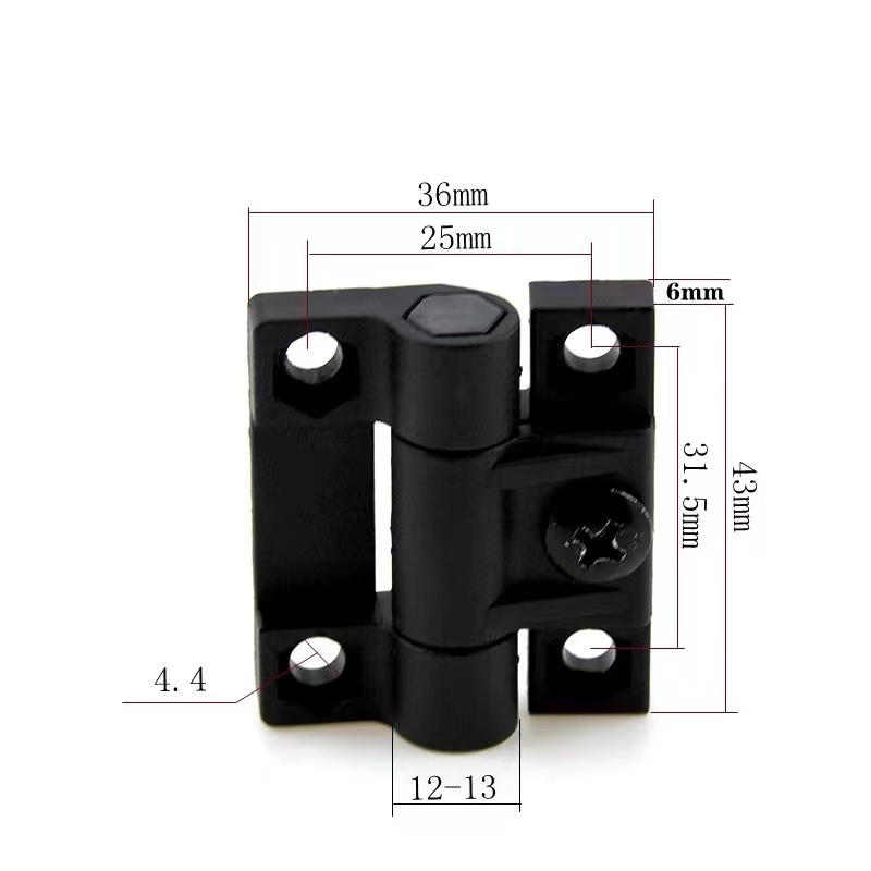 Robust Quality 180 Degree Adjustable Cabinet Plastic Torque Hinge