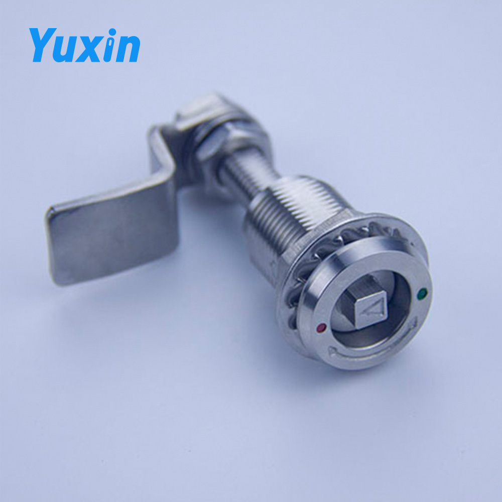 304 Stainless Steel Adjustable Grip Range Compression Lock Latch Triangle Cylinder Cam Lock