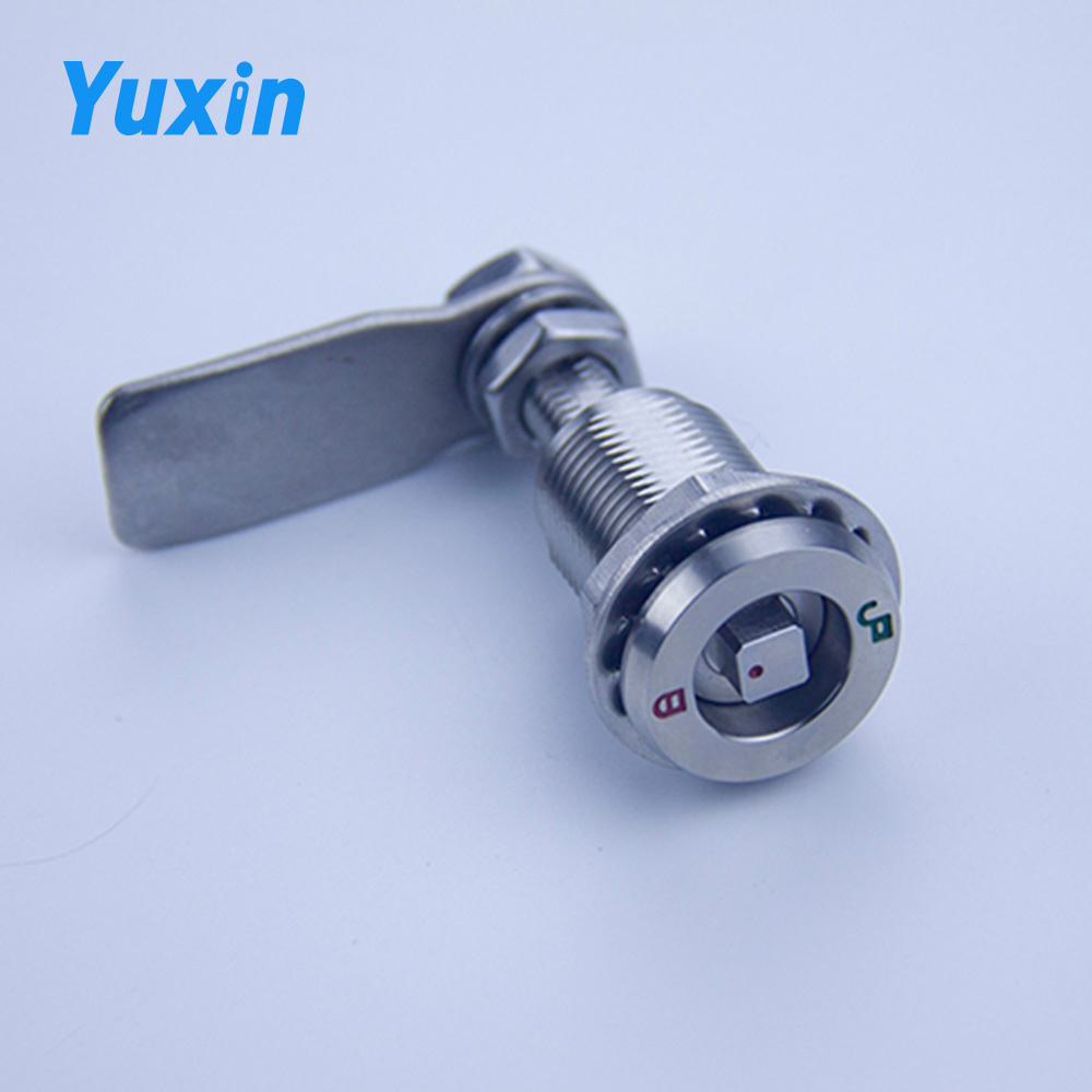 304 Stainless Steel Adjustable Grip Range Compression Lock Latch Triangle Cylinder Cam Lock