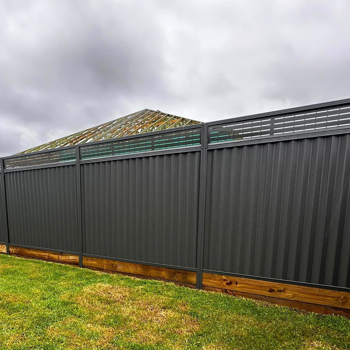 Australian style Easily Assembled Customized size STD Profile yards pool colorbond Privacy fence panel/sheet