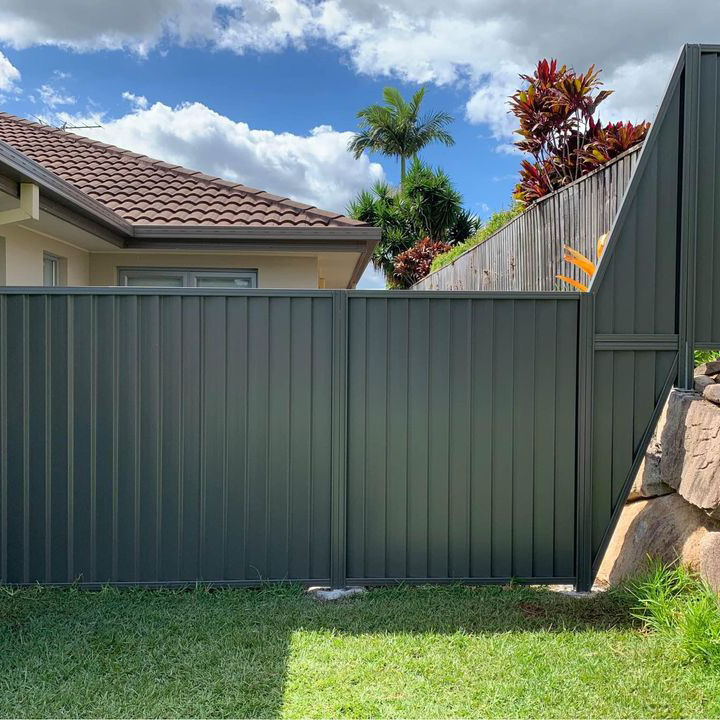 Australian style Easily Assembled Customized size STD Profile yards pool colorbond Privacy fence panel/sheet