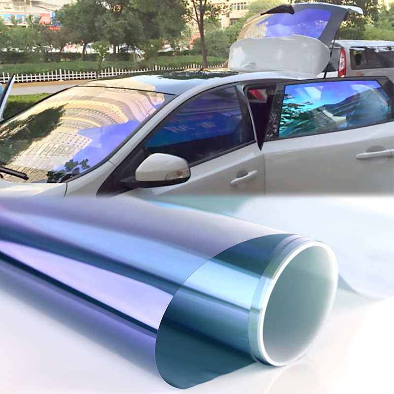 1.52x30m Top Quality Good Heat-resistant Rainbow Tint Car Chameleon Window tint Film Glass Film