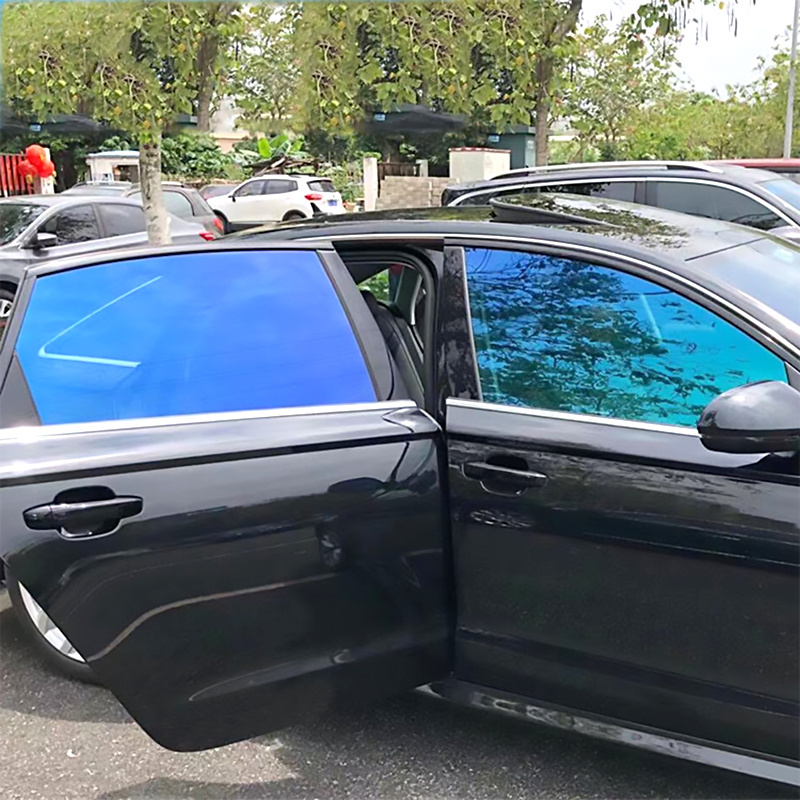 1.52x30m Top Quality Good Heat-resistant Rainbow Tint Car Chameleon Window tint Film Glass Film