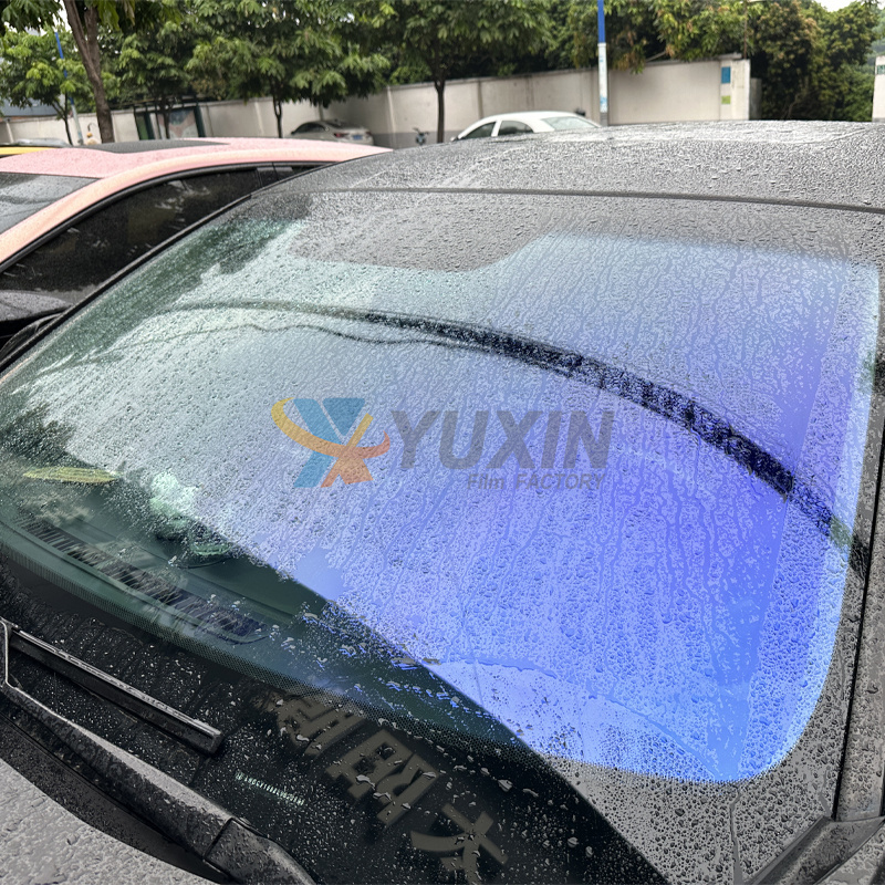 Chameleon Tint Blue And Purple Chameleon Tint 80% Vlt Purple Chameleon Car Window Tint Film