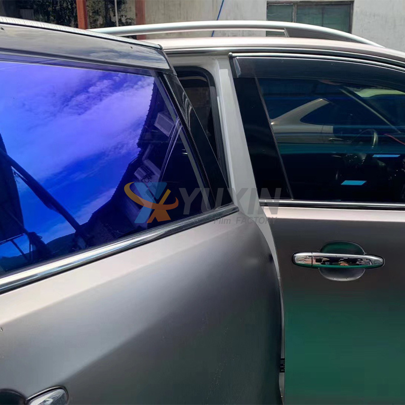 Chameleon Tint Blue And Purple Chameleon Tint 80% Vlt Purple Chameleon Car Window Tint Film